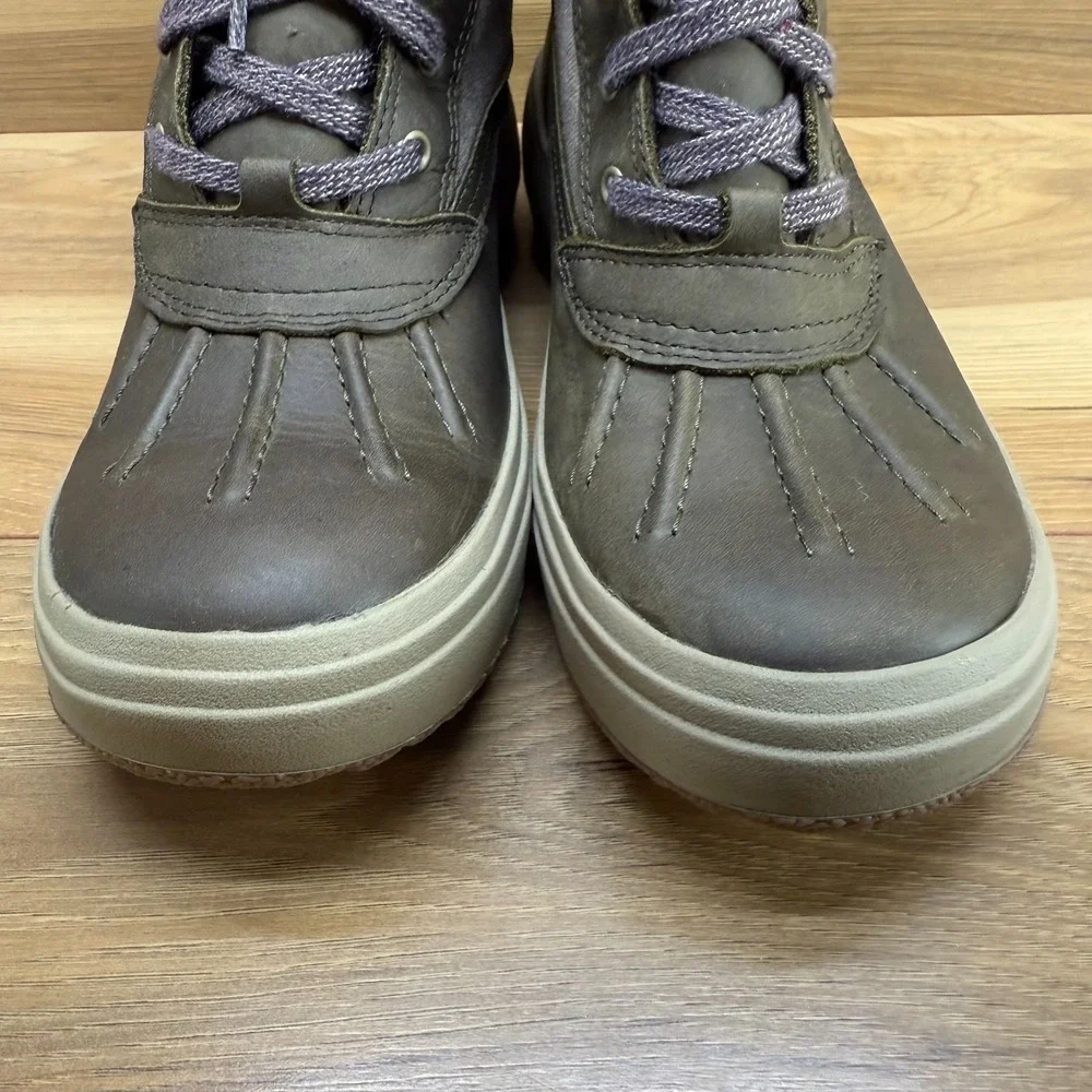 Merrell Haven Mid Lace Up‎ Polar Boots Womens 6 Olive Leather Waterproof
